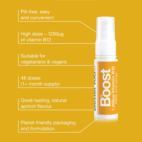 Better You B12 Boost munnúði 25 ml. #48 skammtar (1)