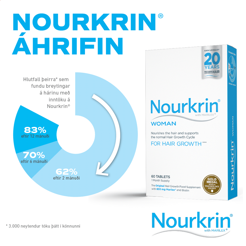 Nourkrin Woman hárkúr 60 töflur (3)