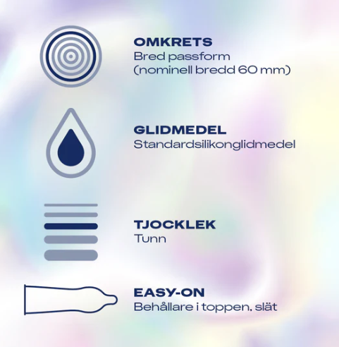 Durex Invisible XL smokkar 8 stk. (1)