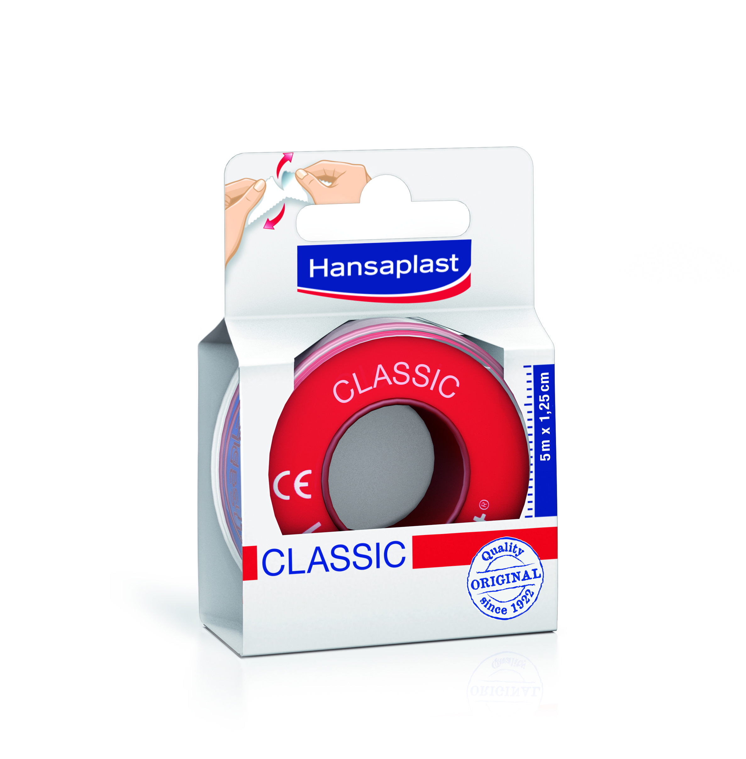 Hansaplast classic fix sjúkratape 1,25cmx5m