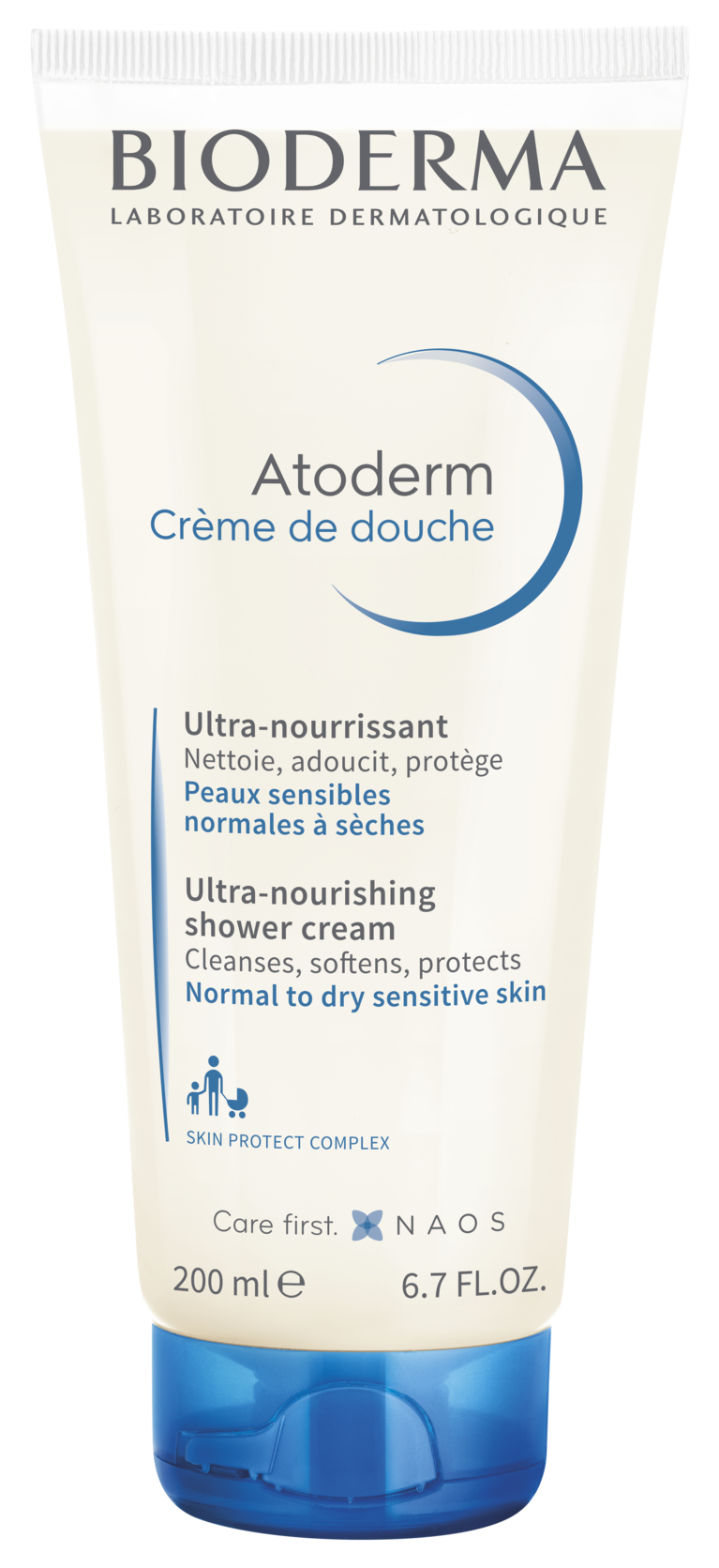 Bioderma ATODERM CREME DE DOUCHE andlits-og líkamshreinsir 200 ml.
