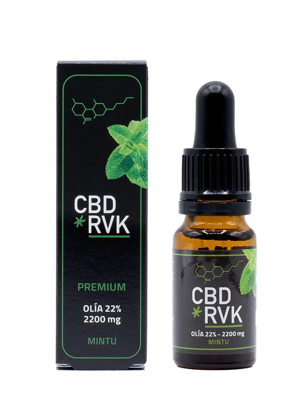 CBD RVK Premium CBD olía 24%, 2400mg, 10 ml. #minta