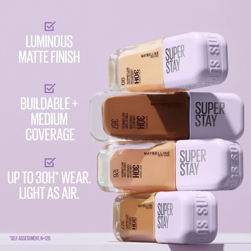 Maybelline Superstay Lumi Matte Foundation #337 (1)