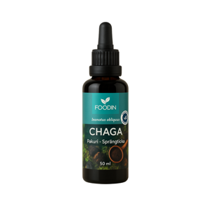 Foodin Chaga sveppadropar 50 ml.