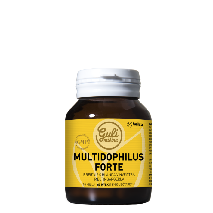 Guli Miðinn Multidophilus Forte 60 grænmetishylki