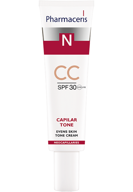 Pharmaceris N-Capilar Tone Evens out skin tone cream CC SPF30, 40 ml.