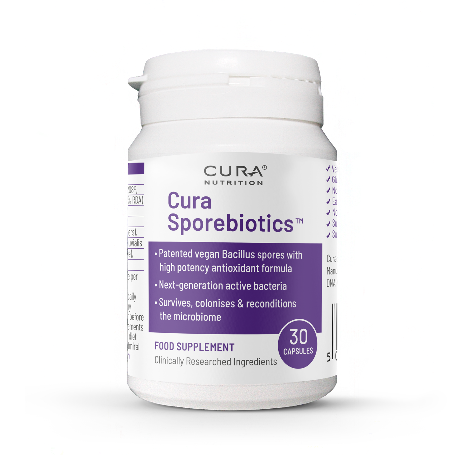 Cura Sporebiotics 30 hylki