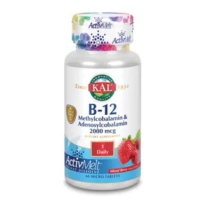 KAL Active Melts B-12 Methylcobalmin 60 töflur