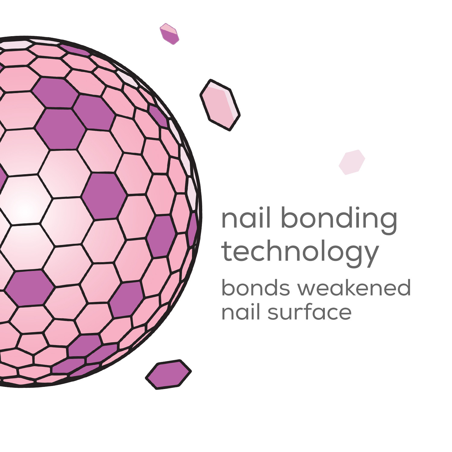 Essie CARE Hard to Resist Violet naglalakkaherðir (2)