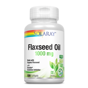 Solaray Flaxseed Oil 1000mg, 100 hylki