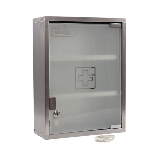 Snögg lyfjaskápur Frost glerhurð með tveimur lyklum