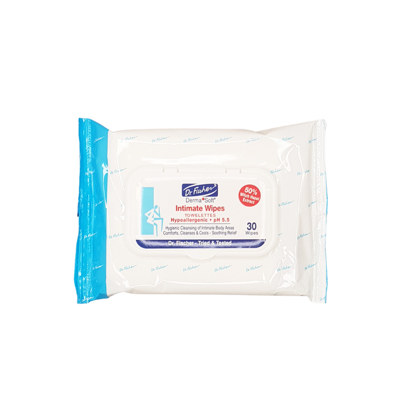 Derma Soft Initmate gyllinæðarblautlútar 30 stk.