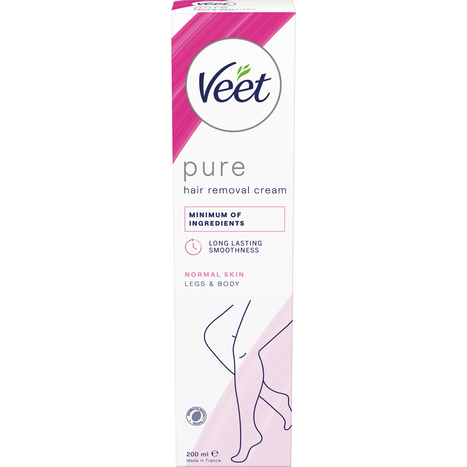 Veet Suprem Silky Fresh Háreyðing og raksturakrem fyrir líkama og fótleggi 200 ml.