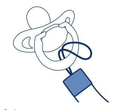 Chicco snuðkeðja #beige (3)