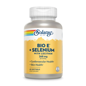Solaray Bio E + Selenium 60 hylki