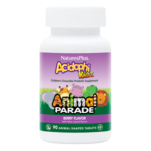 Animal Parade AcidophiKids tuggutöflur 90 stk. #berry