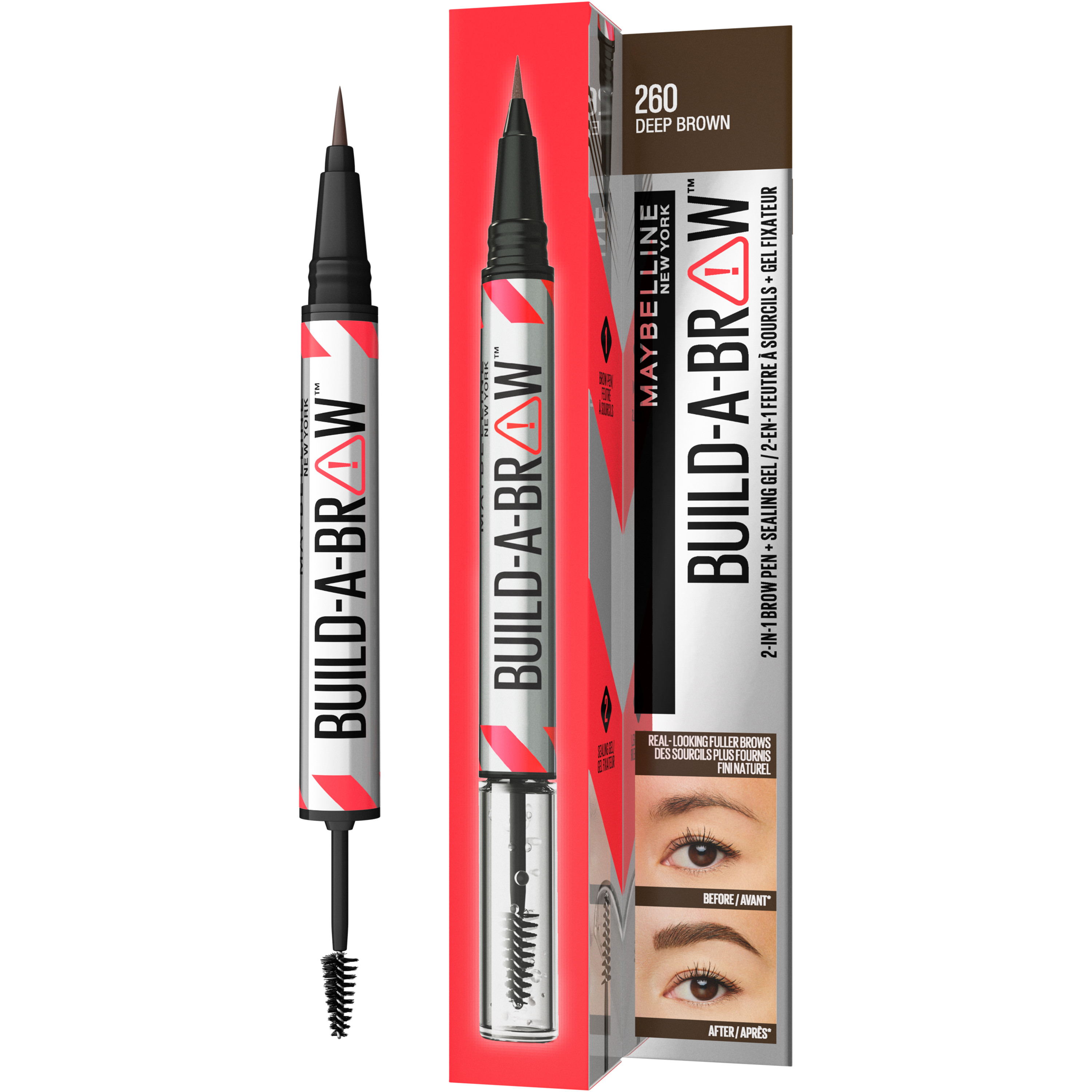 Maybelline Build-A-Brow Pen #260 Deep Brown (3)
