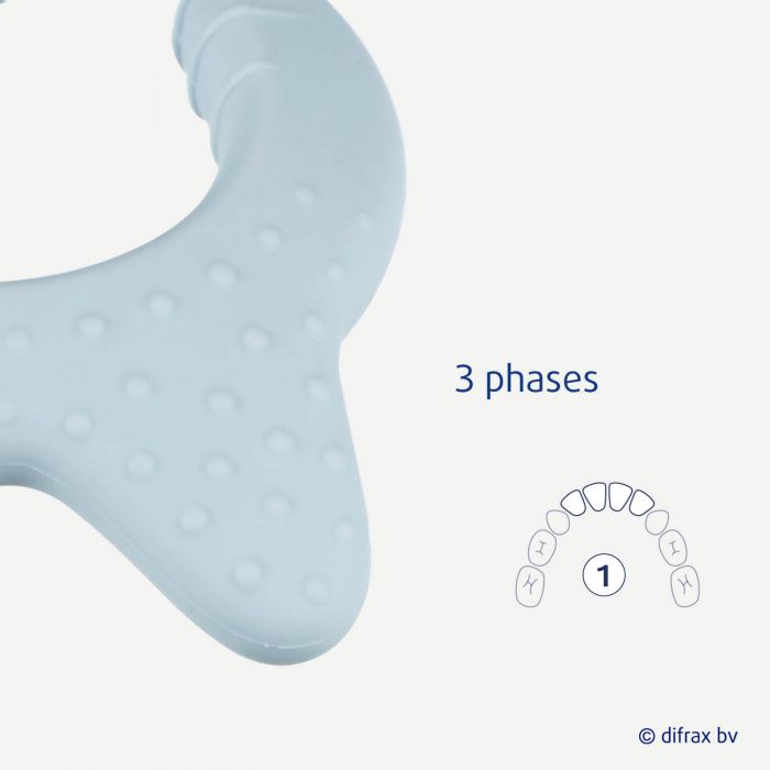 Difrax tanntökuhringur 3 in 1- tveir litir (10)