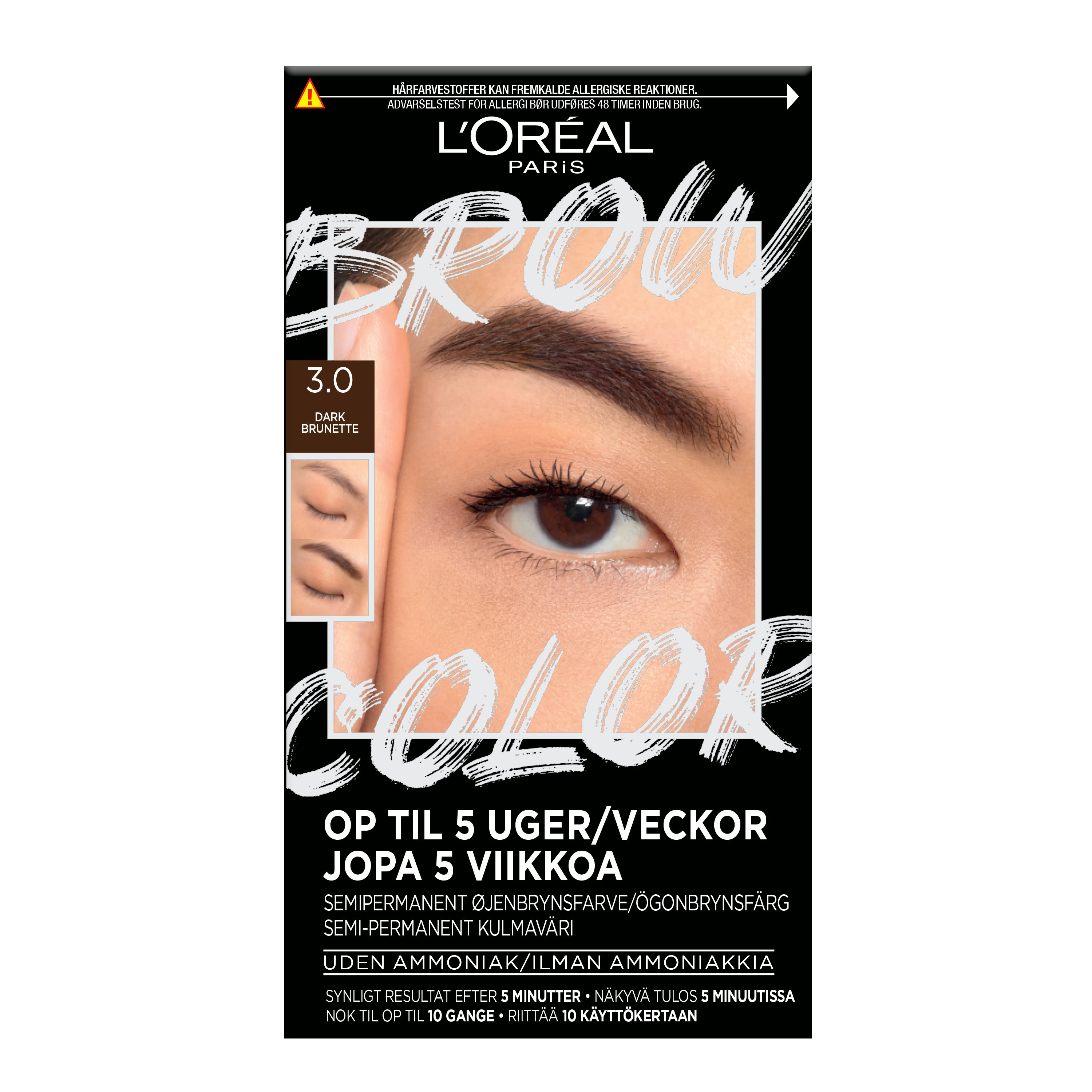 L'Oreal Brow Color Kit #3.0 Dark Brunette