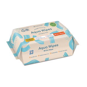 Aqua Wipes Dry Wipes 80 stk.