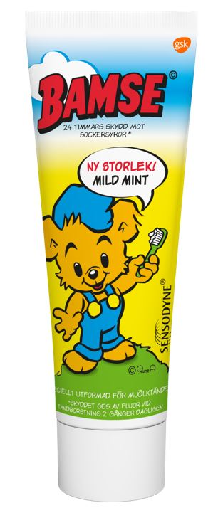 Sensodyne Bamse barnatannkrem 75 ml,