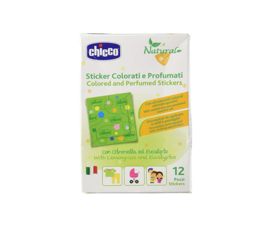 Chicco flugnafælu límmiðar 12 stk.