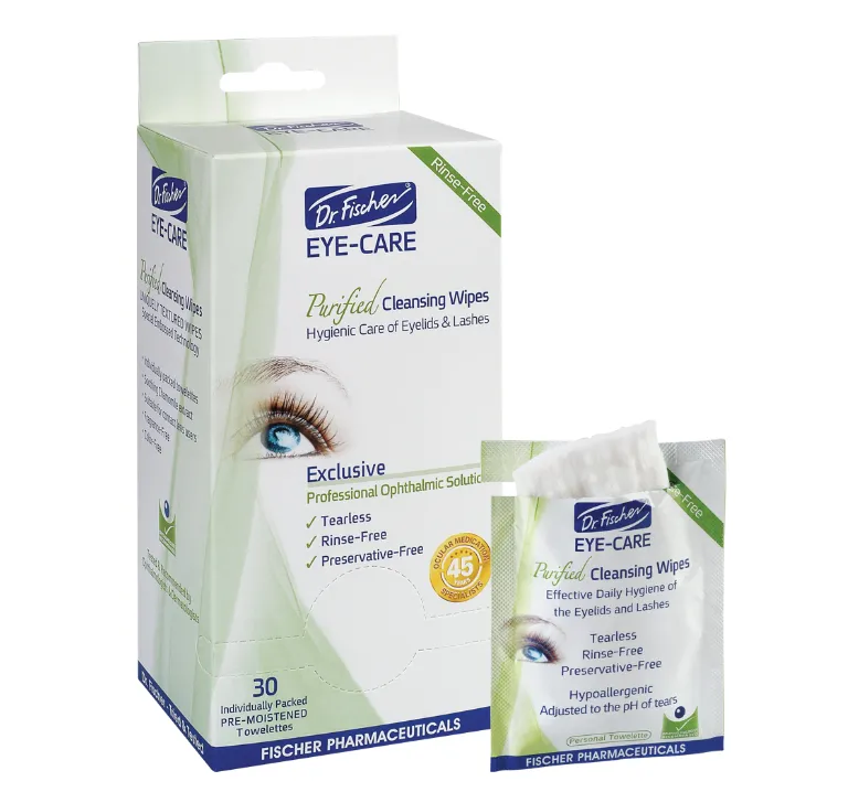 Dr. Fischer Eye Care  blautþurrkur 2 stk. í pakka