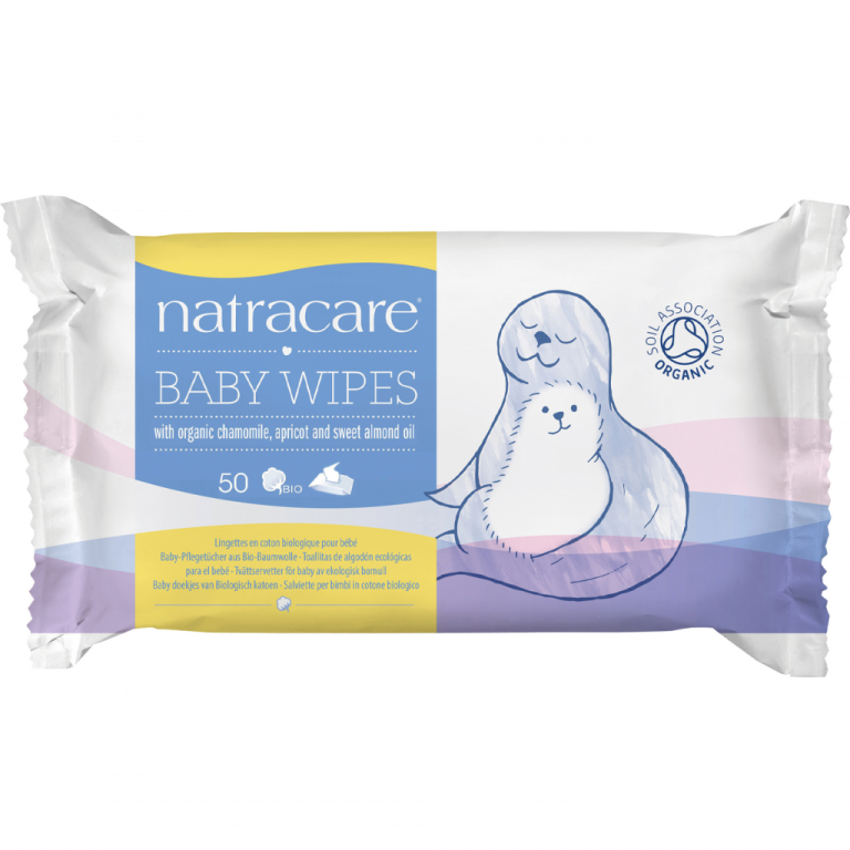 Natracare Baby Wipes 50 stk.