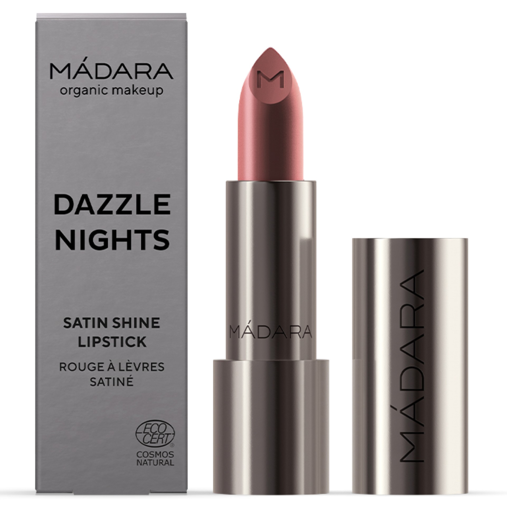Mádara Dazzle Satin Shine Lipstick #Flattery 501 (1)