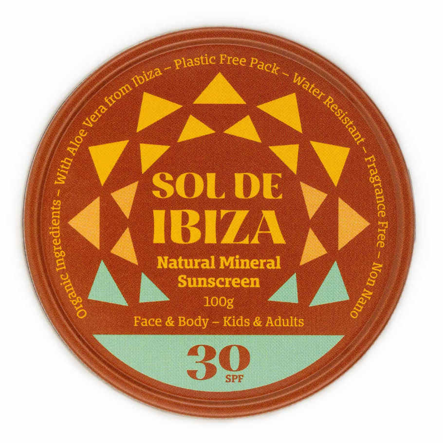SOL DE IBIZA Mineral Sólarvarnir SPF30 100 gr.