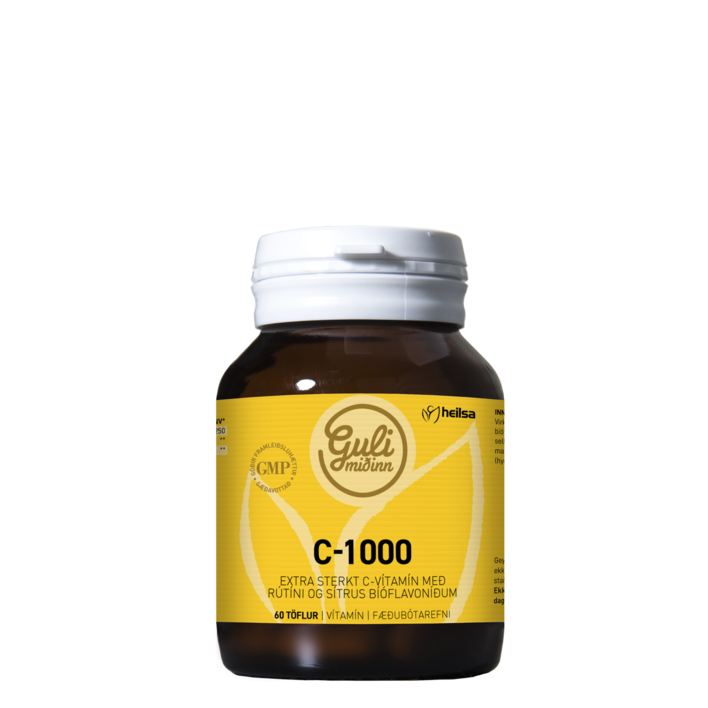 Guli Miðinn C-1000, 60 töflur