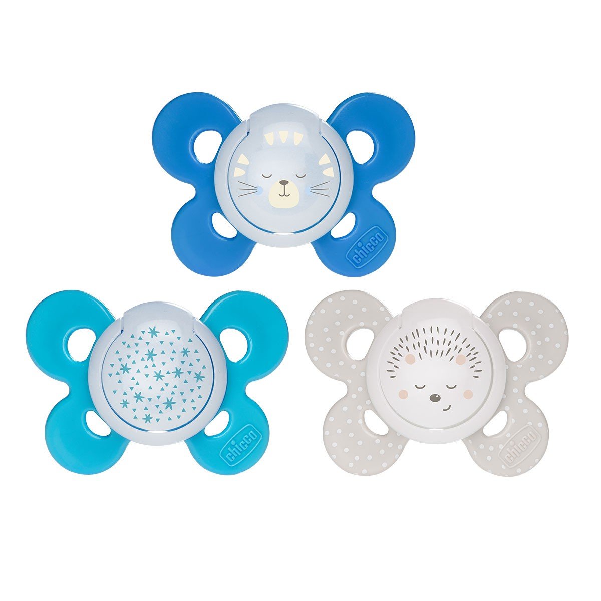 Chicco Physio Comfort nætursnuð 16-36 #blá 2 stk.