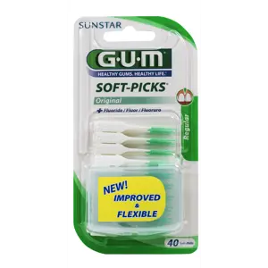 GUM Soft-Picks Regular tannstönglar 40 stk.