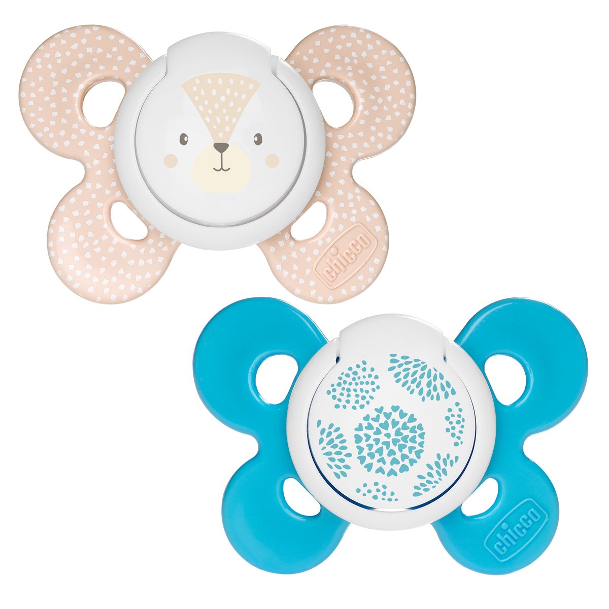 Chicco Physio  Comfort snuð 6-16 mánaða 2 stk. #blátt,ljóst (1)