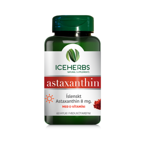 Iceherbs Astaxanthin 8 mg, 60 hylki