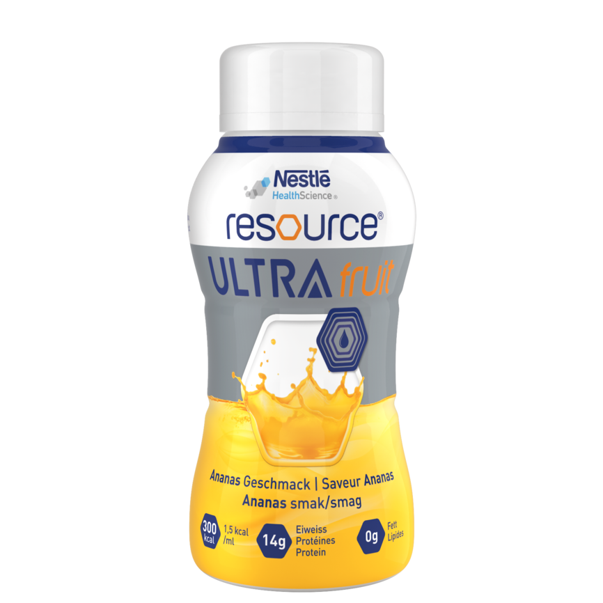 Resource Ultra Fruit 200 ml., 4 stk. #ananasbragð (1)