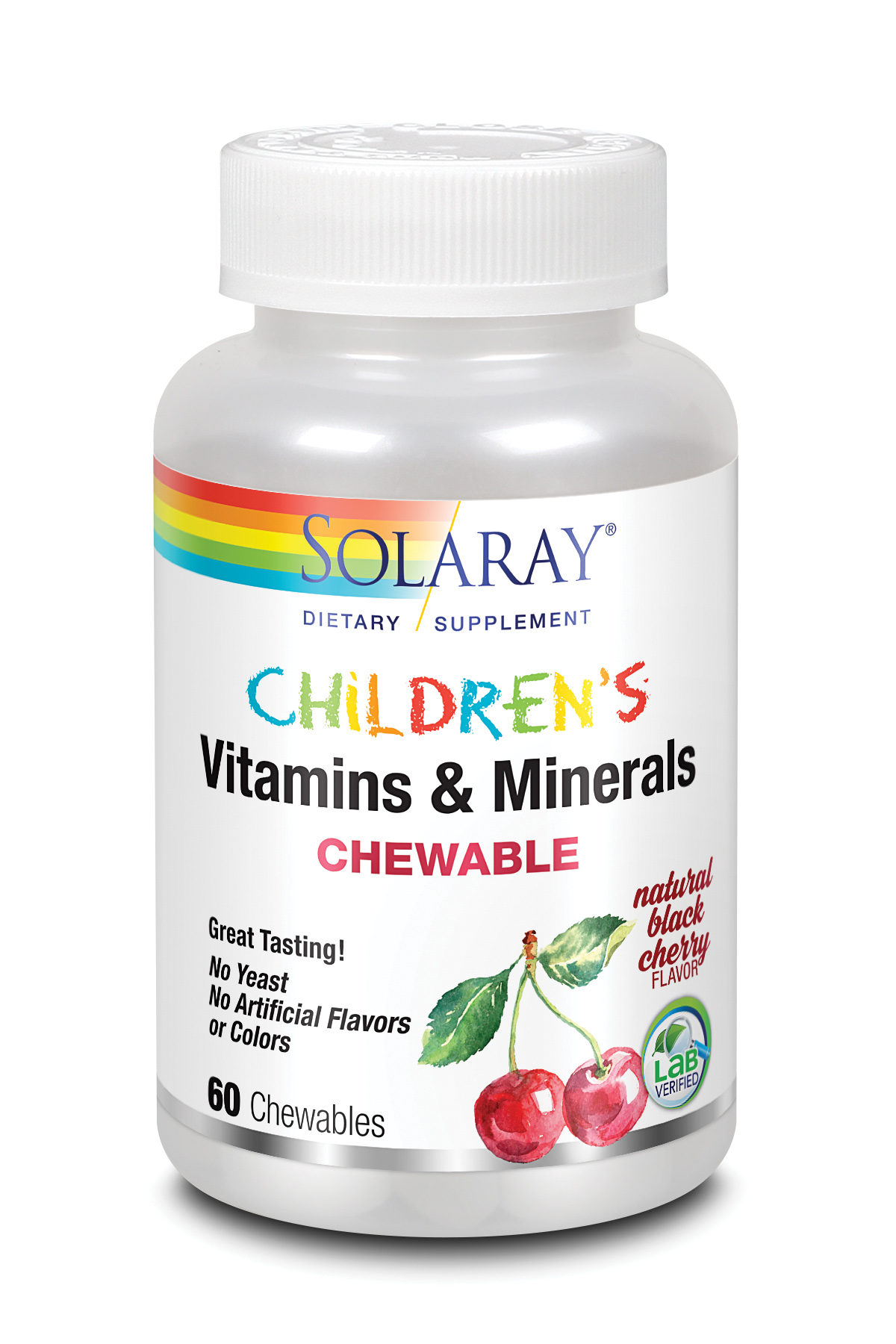 Solaray Children Chewable Vitamins & Minerals 60 hylki
