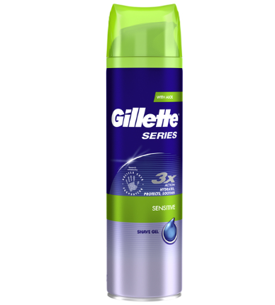 Gillette rakstursgel sensitive 200 ml.