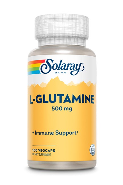 Solaray L-Glutamine 500mg, 50 hylki