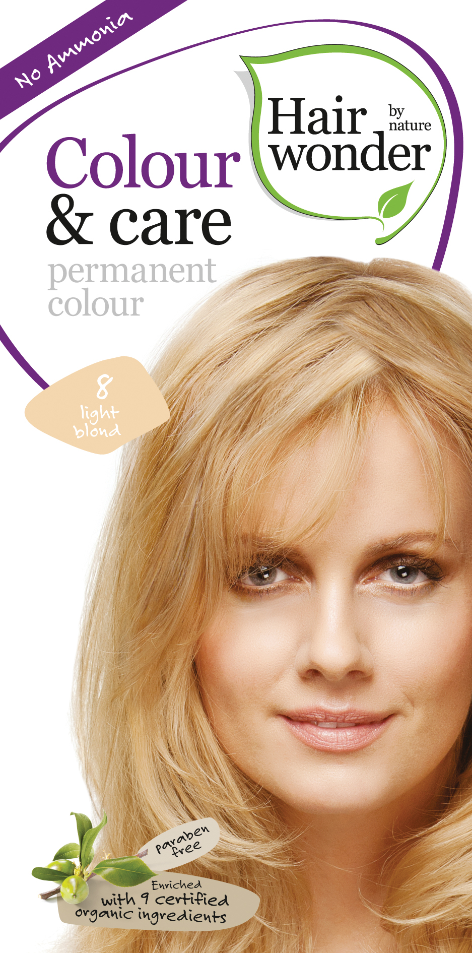 Color & Care hárlitur #8 Light Blonde