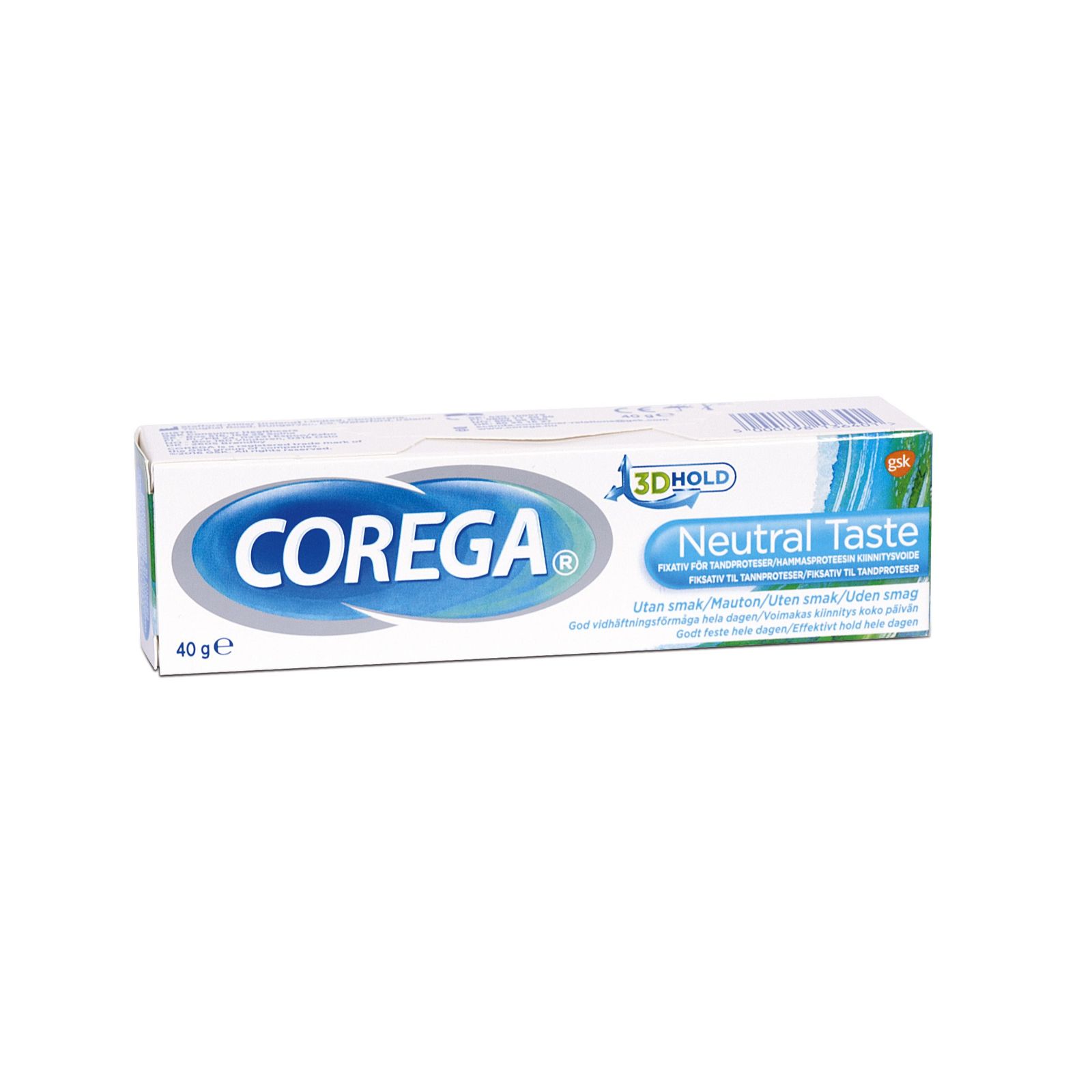 Corega Neutral Taste tannlím 40 gr.