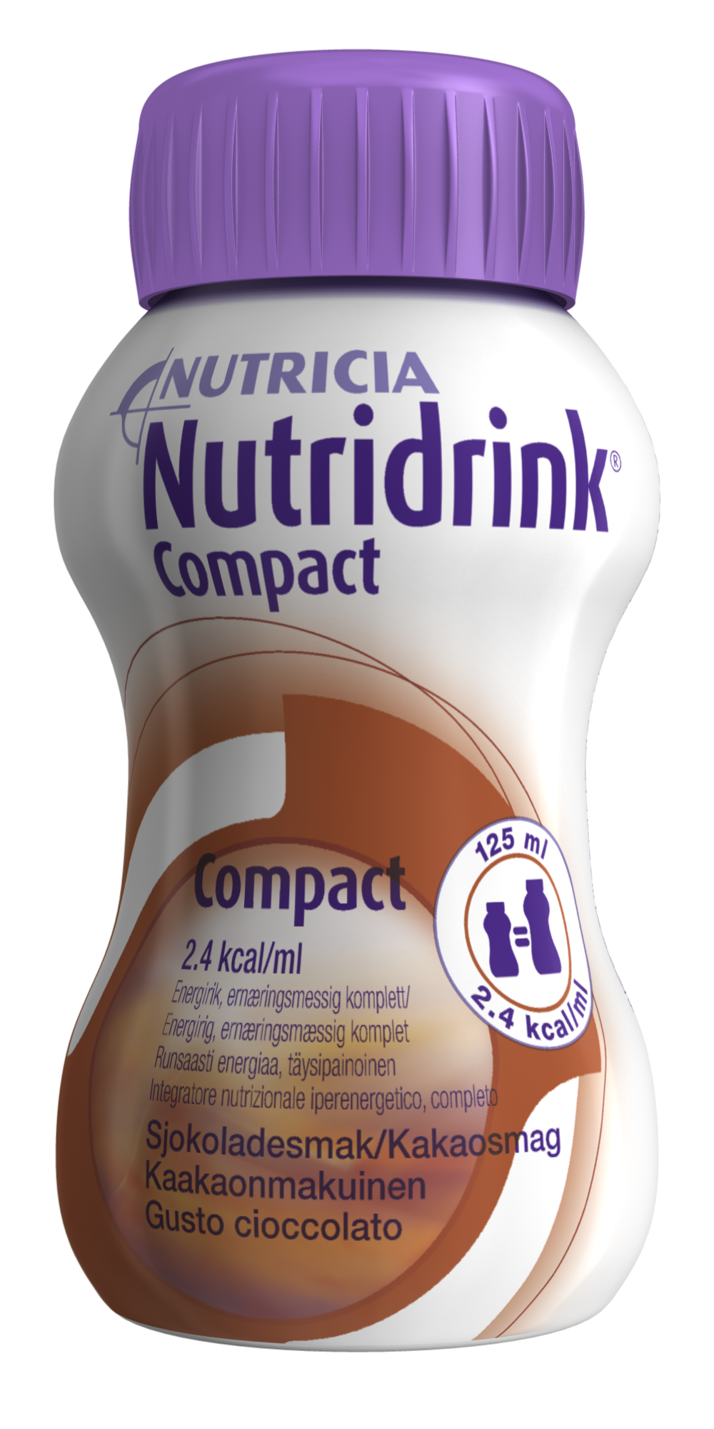 Nutricia Nutridrink Compact kakóbragð 4 x 125 ml.