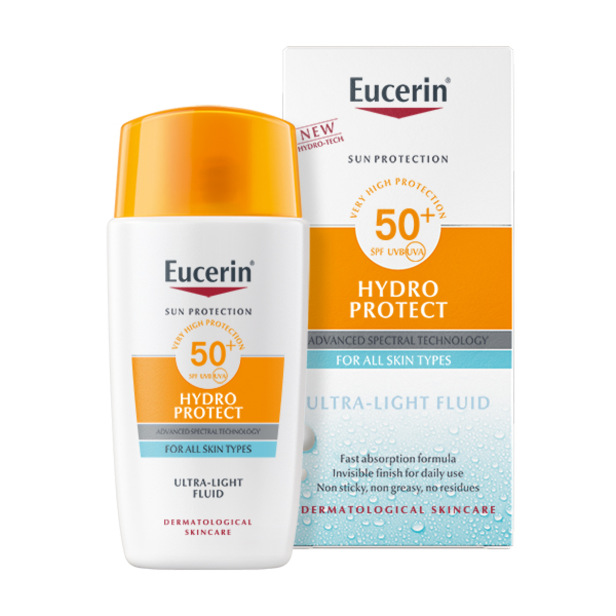 Eucerin Sun Hydro Protect Ultra Light Fluid SPF50+ 50 ml.