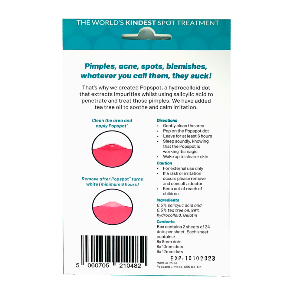 Popspot Overnight Acne Busting bóluplástur 48 stk. (2)