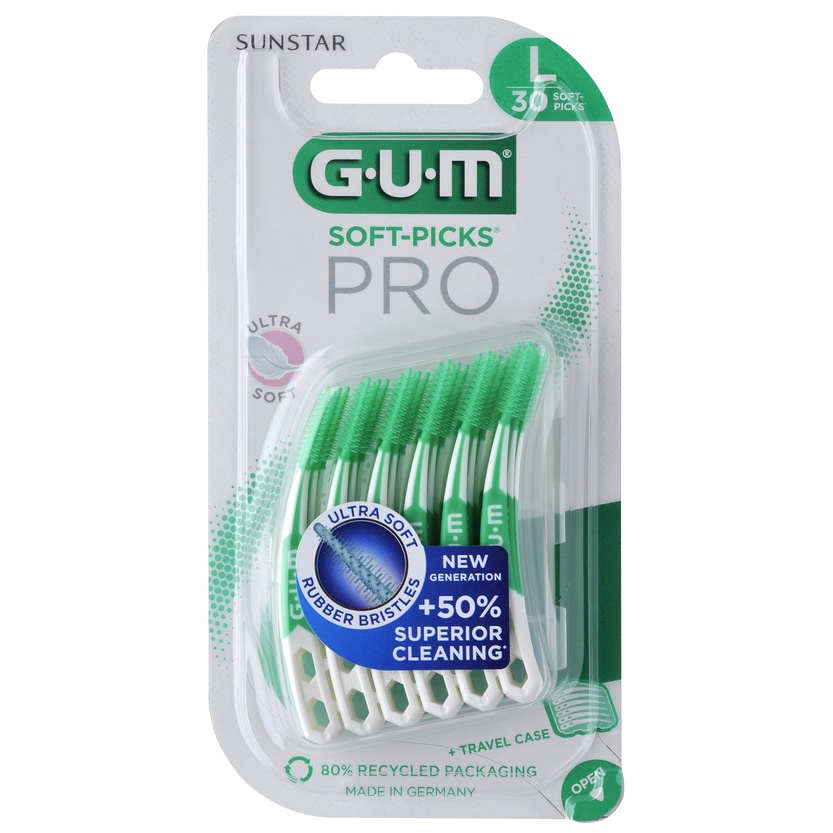 GUM Soft Picks PRO tannstönglar Large, 30 stk