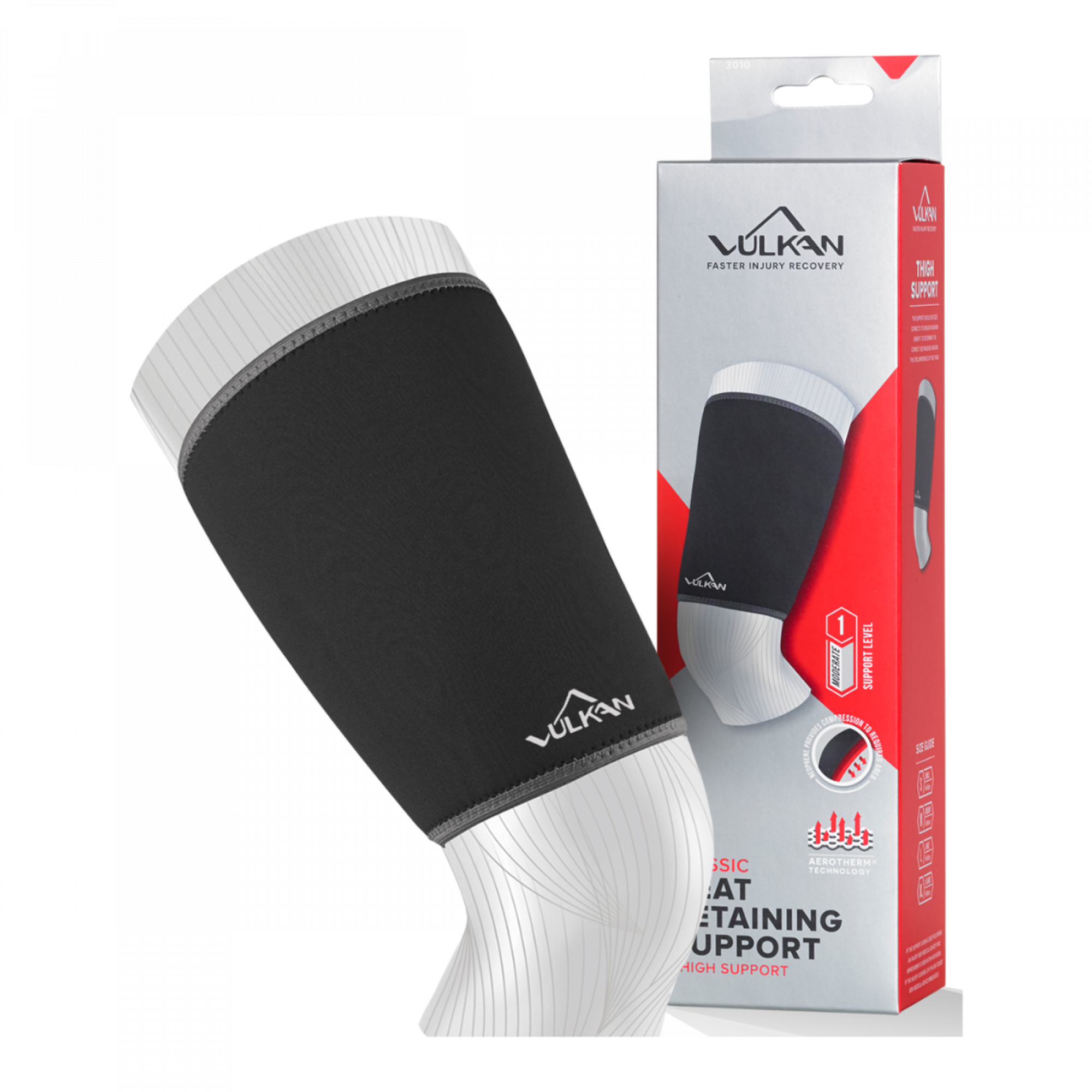 Vulkan Thigh stuðningur læri 49-55 cm. #medium