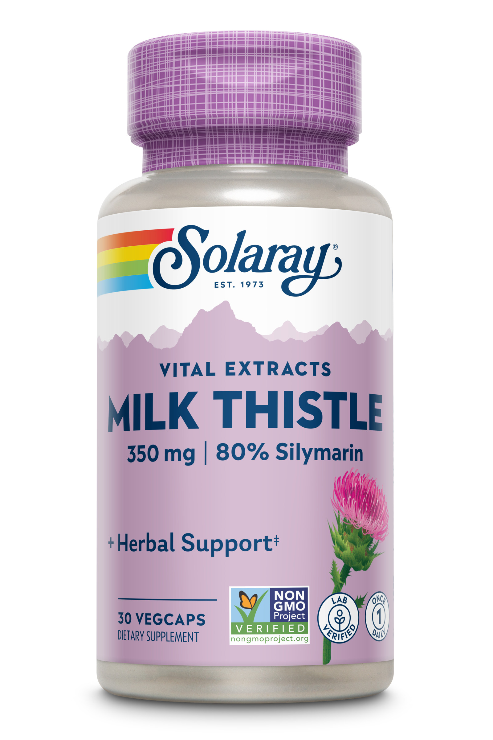 Solaray Milk Thistle  350 mg 30 vegan hylki