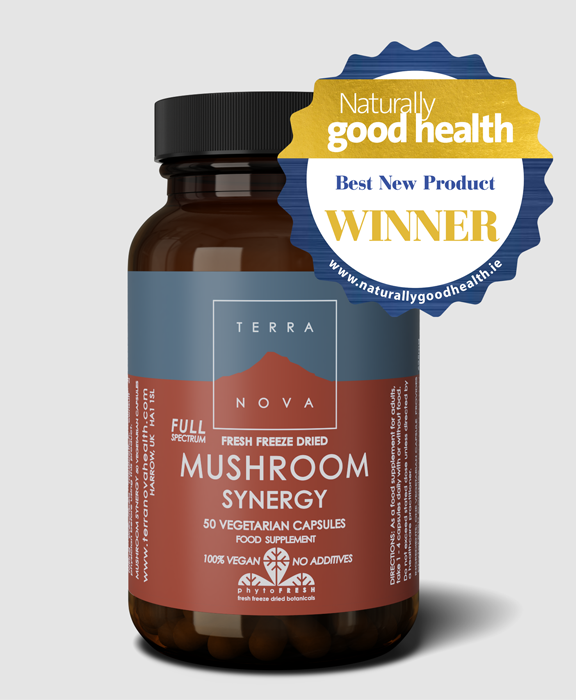Terranova Mushroom Synergy (Full Spectrum-Fresh Freeze Dried-Organic) 50 hylki