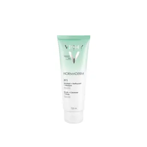 VICHY Normaderm 3in1 Scrub+Cleanser+Mask 125 ml.