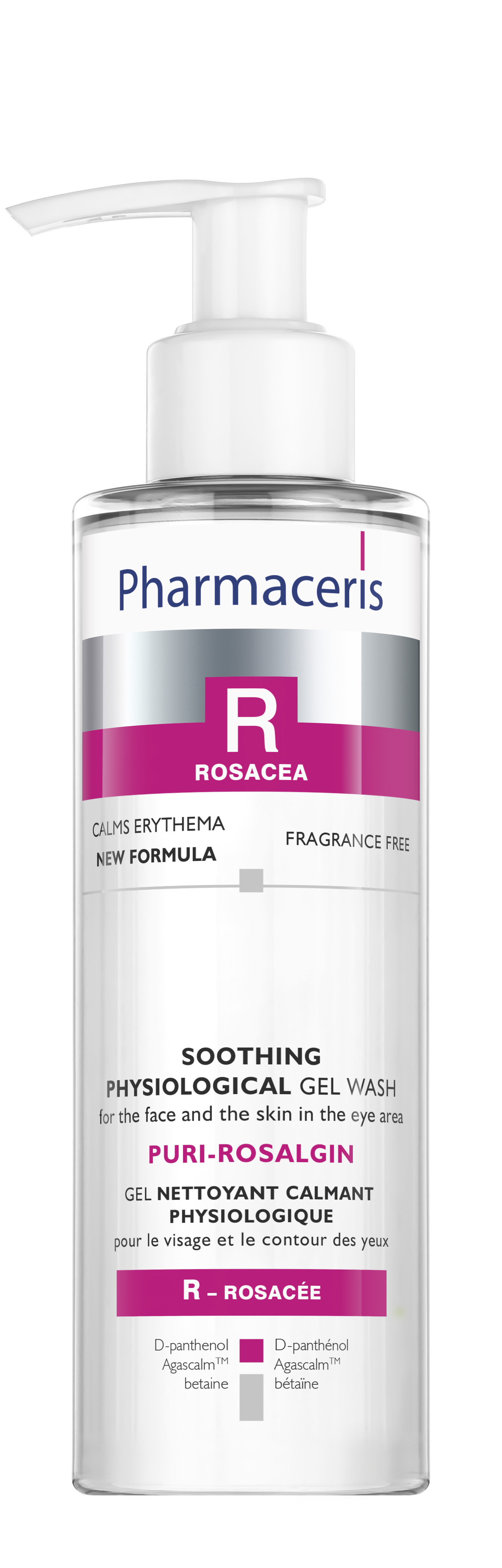 Pharmaceris R, Puri-Rosalgin Soothing- cleansing face gel Wash 190 ml.